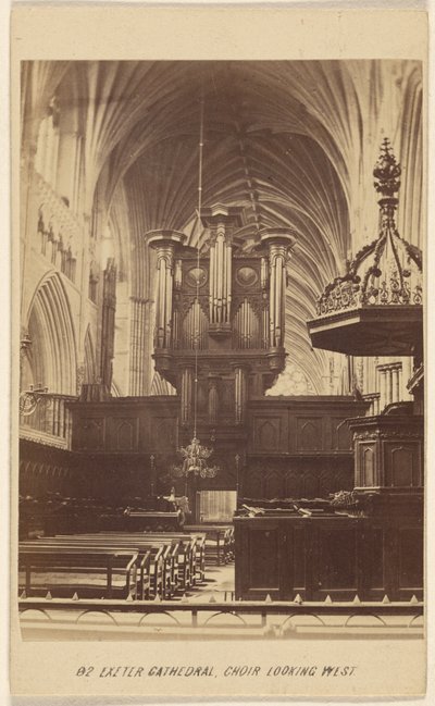 Catedral de Exeter, Coro a Oeste. de William Spreat