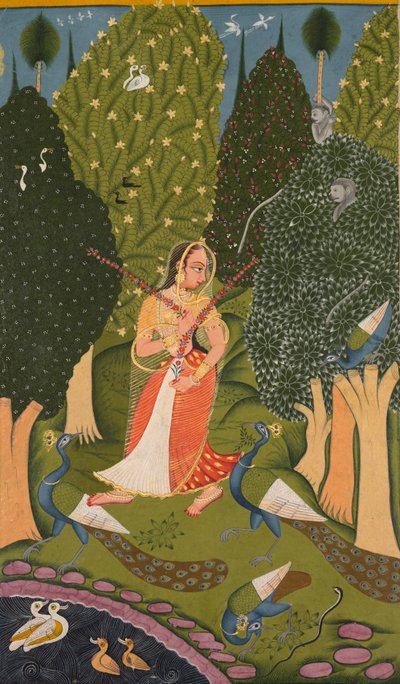 Último Ragini, página de uma série Ragamala de William Stanley Haseltine