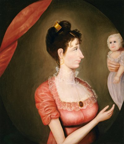 A Mãe Orgulhosa, c.1810 (óleo sobre tela) de William Stephen Coleman