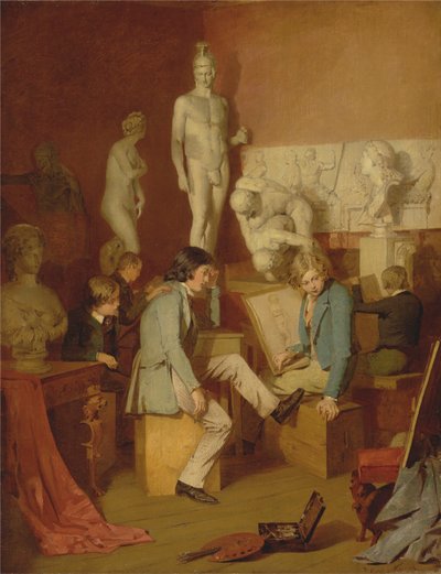 Interior de uma Academia: Os Críticos de William Stewart