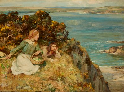 Sonhar acordado (óleo sobre tela) de William Stewart MacGeorge