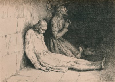 Cristão e esperançoso no calabouço, c1916 de William Strang