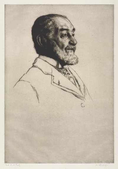 Frederick Harrison, 1914. de William Strang
