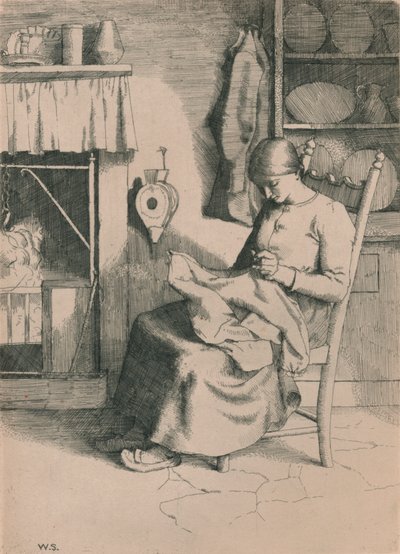 Misericórdia em seu trabalho, c1916 de William Strang