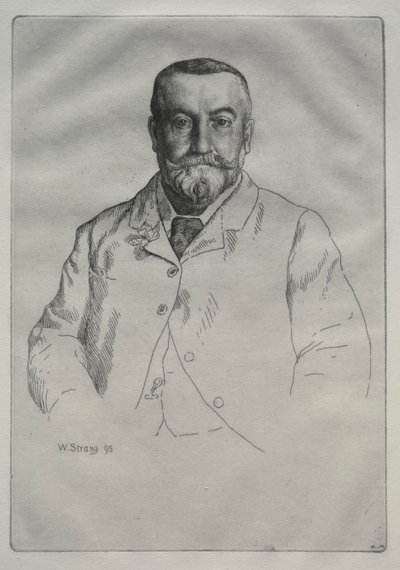 Retrato de H. Cock de William Strang