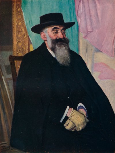 Retrato de Lucien Pissarro, Esq, 1920 de William Strang