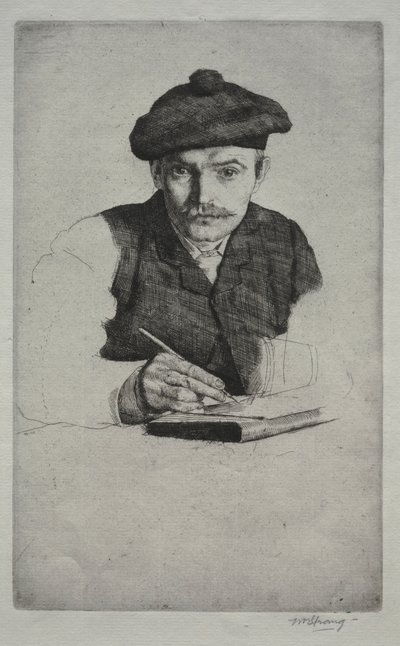 Auto-retrato, 1885. de William Strang