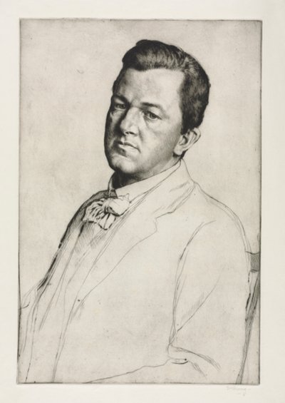 Sir Charles Holroyd, 1909. de William Strang