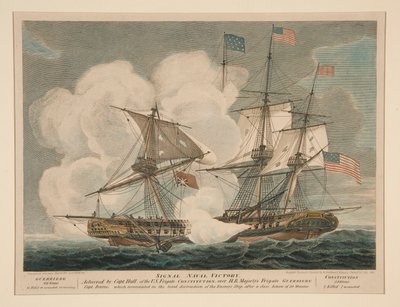 Sinal de Vitória Naval Alcançada, Constituição e Guerri?re de William Strickland