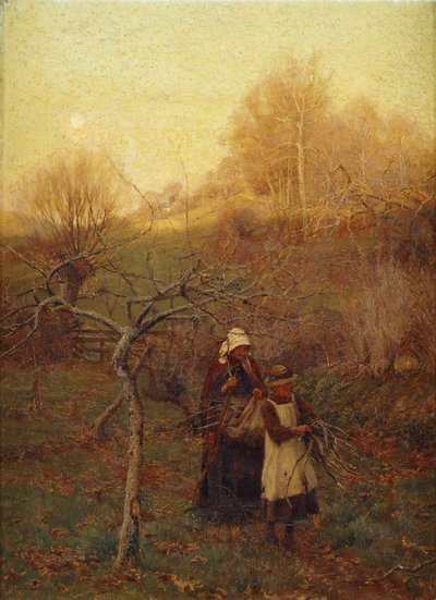 Quando o Sol da Noite se Põe de William Teulon Blandford Fletcher