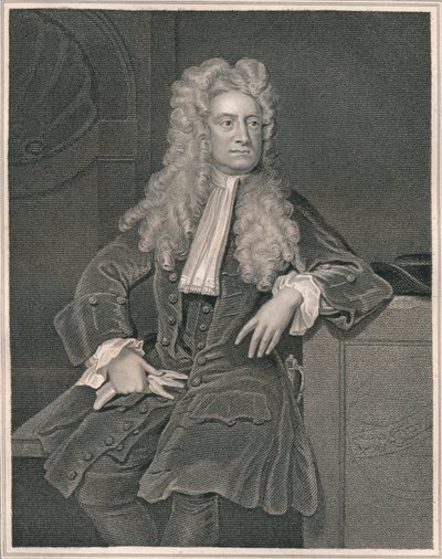 Sir Isaac Newton, c1700, início do século XIX. de William Thomas Fry