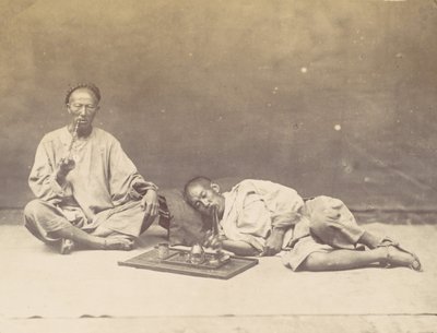 Fumador de ópio, 1867. de William Thomas Saunders