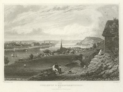 Coblentz e Ehrenbreitstein de William Tombleson