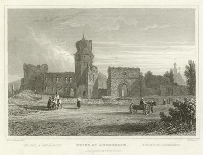 Ruínas em Andernach de William Tombleson