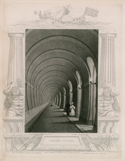 Thames Tunnel de William Tombleson