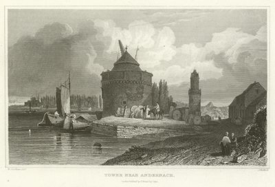 Torre perto de Andernach de William Tombleson