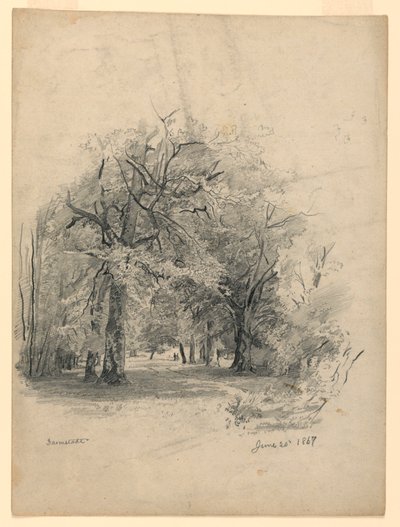 Paisagem, Darmstadt, Alemanha de William Trost Richards