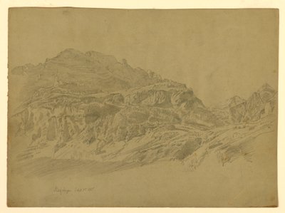 Paisagem, Meiringen, Suíça de William Trost Richards