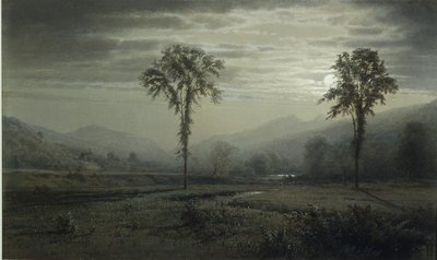 Luar no Monte Lafayette, Nova Hampshire de William Trost Richards