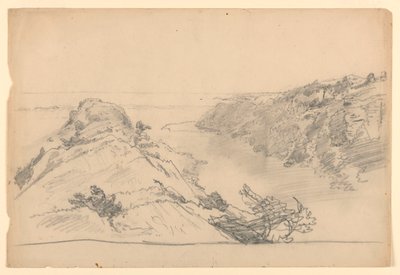 Estudo para "Do Paraíso ao Purgatório, Newport" de William Trost Richards