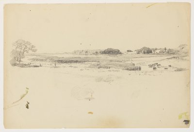 Estudo do litoral, Rhode Island de William Trost Richards