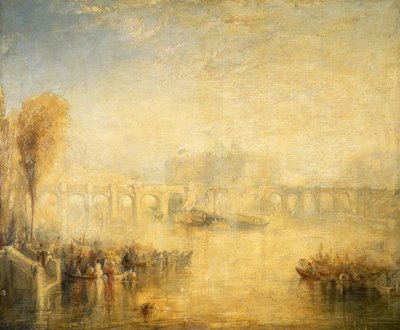 Ansicht do Pont Neuf em Paris de Joseph Mallord William Turner