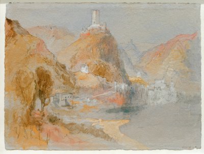 Cochem visto do sul de Joseph Mallord William Turner