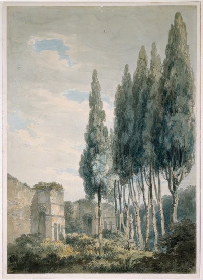 Nos Jardins Ludovisi, Roma de Joseph Mallord William Turner