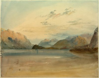 No lago de Como de Joseph Mallord William Turner
