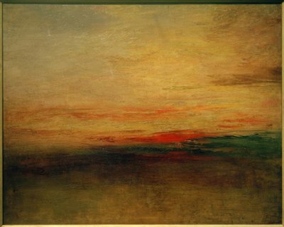 Pôr do sol  de Joseph Mallord William Turner