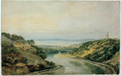 O Avon Gorge, olhando para o Canal de Bristol, com Cooks Folly de Joseph Mallord William Turner