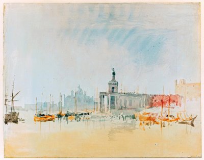 Punta della Dogana, com o Zitelle à distância de Joseph Mallord William Turner