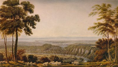 Vista do penhasco de Wyndd, perto de Chepstow - manhã, c1820, 1938 de Joseph Mallord William Turner