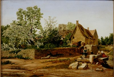 Vista de Marston, perto de Oxford, início do século XIX de Joseph Mallord William Turner
