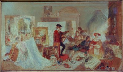 Estudo de Watteau pelas regras de Fresnoy de Joseph Mallord William Turner