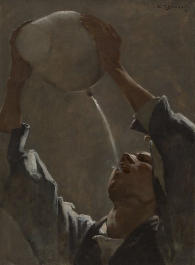 Estudo para "An Aragonese Smuggler", 1881 de William Turner Dannat