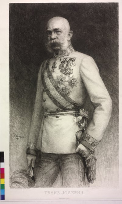 Imperador da Áustria Franz Joseph I de William Unger