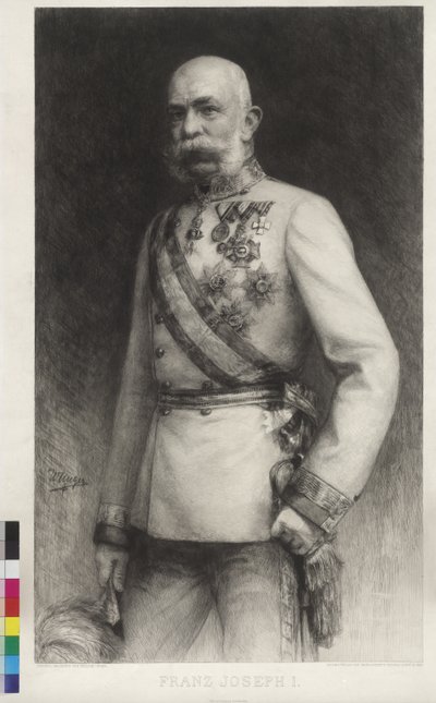 Francisco José I em uniforme de gala de marechal-de-campo de William Unger