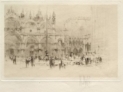 A Praça de São Marcos (série Veneza, n.º 2) de William Walcot