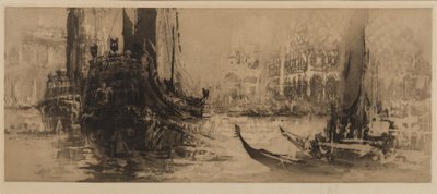 Capricho veneziano (gravura & aquatinta) de William Walcot