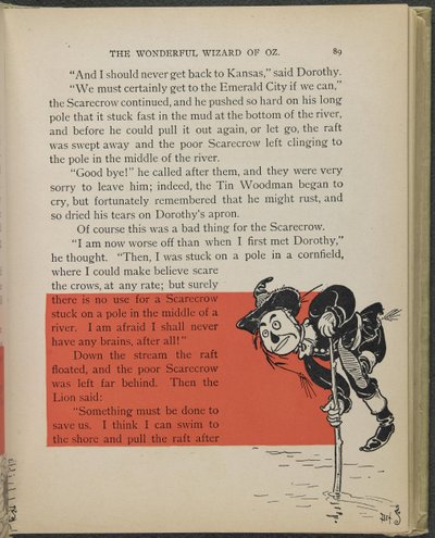Ilustração de "O maravilhoso Feiticeiro de Oz" de Lyman Frank Baum de William Wallace Denslow