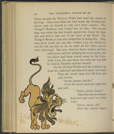 Ilustração de "O maravilhoso Feiticeiro de Oz" de Lyman Frank Baum de William Wallace Denslow
