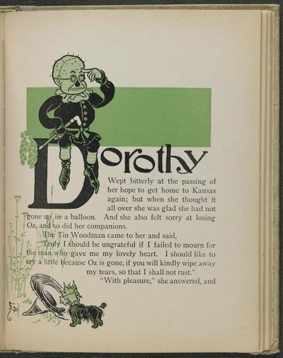 Ilustração de "O maravilhoso Feiticeiro de Oz" de Lyman Frank Baum de William Wallace Denslow
