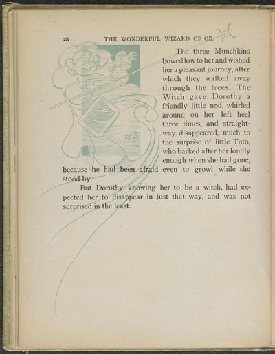 Ilustração de "O maravilhoso Feiticeiro de Oz" de Lyman Frank Baum de William Wallace Denslow