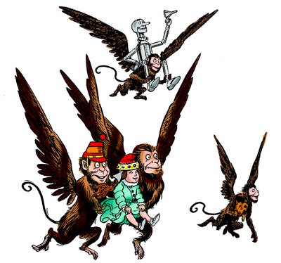 O Feiticeiro Maravilhoso de Oz - desenho para uma das primeiras edições do livro de Frank Baum (1856-1919) (gravura) de William Wallace Denslow