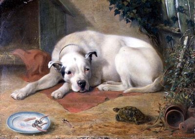 Um Visitante (quadro) de William Weekes