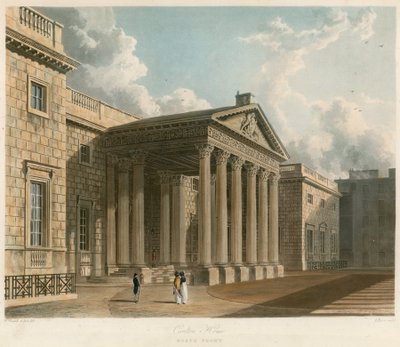 Carlton House, Londres, frente norte de William Westall