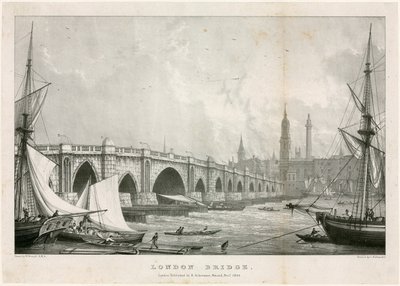 Ponte de Londres de William Westall