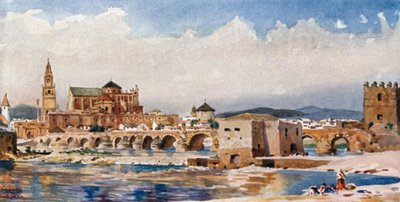 Córdoba, a Ponte (cor litho) de William Wiehe Collins
