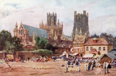 Ely, o Mercado (cor litho) de William Wiehe Collins